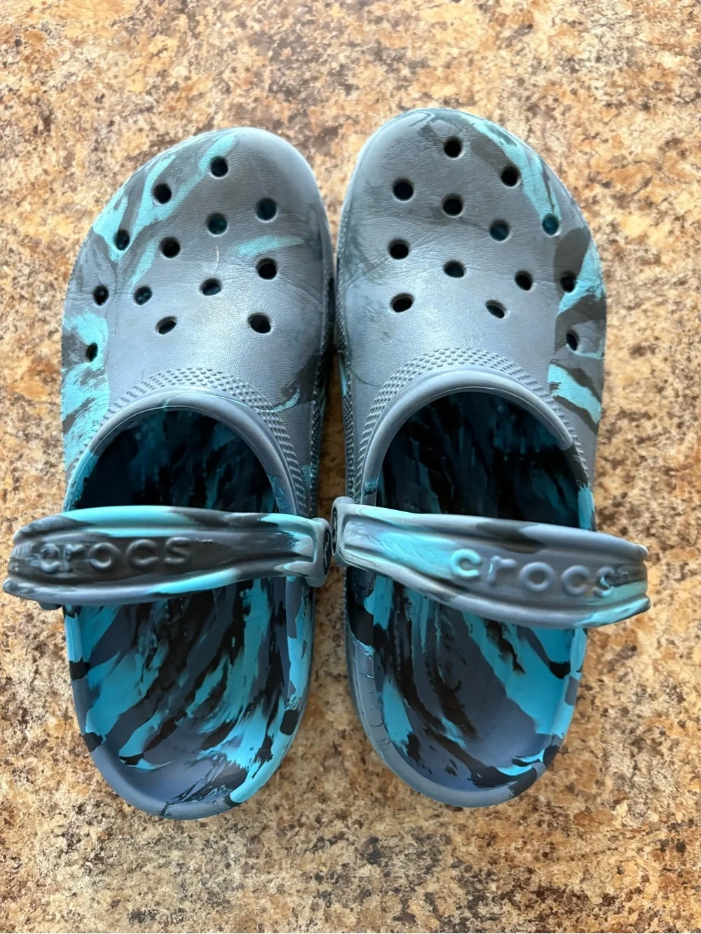 Blue Size 6 Crocs